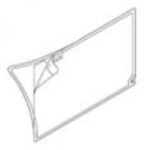 Mitsubishi GS21-07PSCC GOT Simple;Protection foil;7";clear; 1 pc