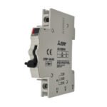 "Mitsubishi AX-05BHW F
Auxiliary switch-option for MCB; 1C 230VAC 5A; For 0.5 to 63A; Field fitted