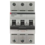 Mitsubishi BHW-T10 3P Type C 4A MCB 3-pole, Rated current 4A, Operating characteristic C