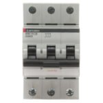 Mitsubishi BHW-T10 3P Type D 40A MCB 3-pole, Rated current 40A, Operating characteristic D