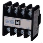 Mitsubishi UN-AX4CX 4A Auxiliary contact. 4NO; front clip-on; for S(D)-N10 up to 65, SR(D)-N4