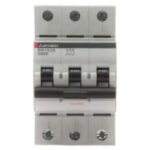 Mitsubishi BHW-T10 3P Type B 25A MCB 3-pole, Rated current 25A, Operating characteristic B