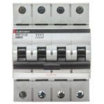 Mitsubishi BHW-T10 4P Type C 25A MCB 4-pole, Rated current 25A, Operating characteristic C