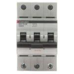 Mitsubishi BHW-T10 3P Type D 10A MCB 3-pole, Rated current 10A, Operating characteristic D