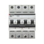 Mitsubishi  BHW-T10 4P Type C 32A
MCB 4-pole, Rated current 32A, Operating characteristic C