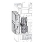 Mitsubishi AX-10SWLS Auxiliary switch. 1 CO, Terminal block, NF1000-SEW, NF1250-SEW, NF1600-SEW