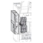 Mitsubishi AL3-8SWLS Alarm switch.3 CO, Terminal block, 800AF, NF400-UEW 4P