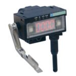 Mitsubishi BL227XB-R2K7V4M-P Poka Yoke, 7seg var 4digit; Door free Horizontal metal arm, RGB, Lever