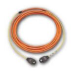 Mitsubishi AS-2P-2M-A Fibre optic cable for MELSECNET; SI/QSI 200/250 µm; 2 m; indoor use (panel)