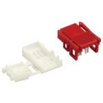 Mitsubishi LP4-WR-10P LP connector for 4core flat cable 1.25sq (2.54mm outer coating) white-red 10pcs