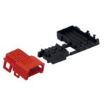 Mitsubishi  LE4-BR-100P LE ConnectorFlat Cable, 1.25sq 4core Outer φ2.54mm Black/Redecon 100pcs