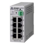 Mitsubishi NZ2EHG-T8N Industrial Switch; 8 ports; 10/100/1000 Mbps; DIN; CC-Link IE Field compatible