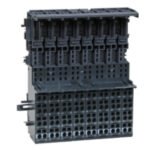 Mitsubishi ST1B-S4X16 ST Series Base 16x4 Spring clamp terminal for 16 pt. Digital input module