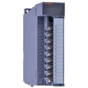 Mitsubishi QY40P 16 point transistor, 12-24V DC, 0.1A/point, 1.6A/common, sink, 16 points/common