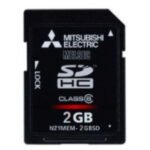 Mitsubishi NZ1MEM-2GBSD SD Memory Card; 2 GByte