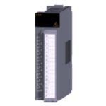 Mitsubishi QY22 PLC Q Series Output module; 100-240V AC; 0.6A, 16 triac outputs; screw terminals