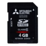 Mitsubishi NZ1MEM-4GBSD SD Memory Card; 4 GByte