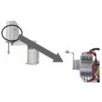 Mitsubishi 1F-VD03E-01 RH-FH Pneumatic triple valve set incl. noise-inferior