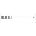 Mitsubishi PCS025N-02.0-0C4 Power cable; for HG-SR102,HF-SN/SP102,HF-JP1534-3534, high flexible, 2m