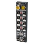 Mitsubishi NZ2GF12A2-16TE PLC CC-Link IE Field Remote I/O Module;16 transistor outputs; source; IP67