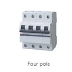 Mitsubishi BHW-T10 4P Type D 40A
MCB 4-pole, Rated current 40A, Operating characteristic D